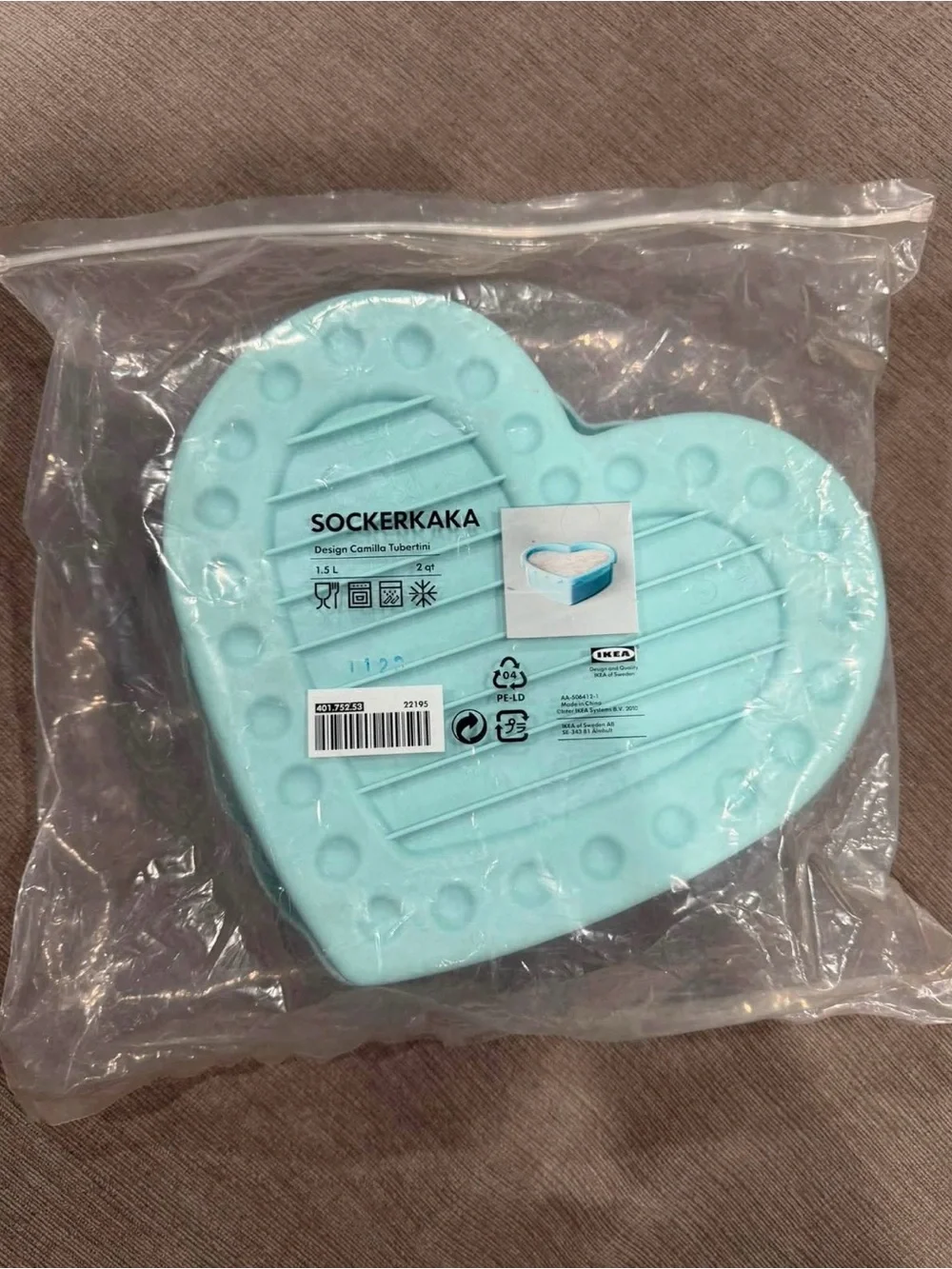 IKEA Heart-Shaped Silicone Bake Mold